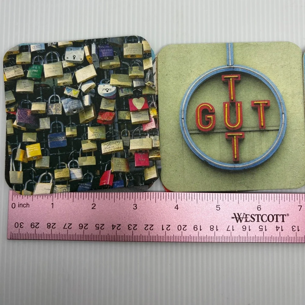 Cologne Germany Souvenir Coasters Set of 10 CardboardCity Views Landmarks Travel